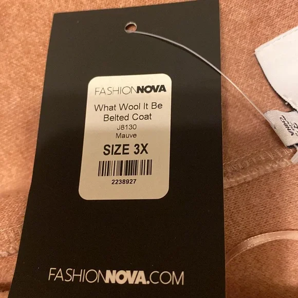 New Fashion Nova Coat 3X - Picture 8 of 9